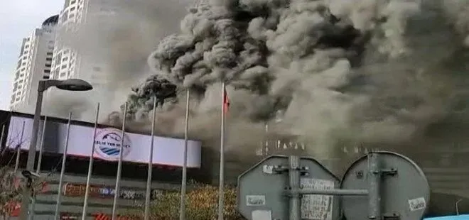 İstanbul’da korku dolu anlar! Levent’te AVM yangını | İşletme sahibinden şok iddia: Onlar yaktı