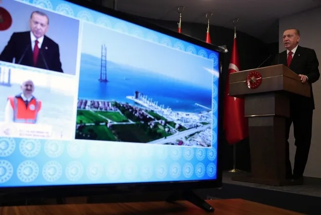 1915 Çanakkale Köprüsü’nde sona gelindi! Başkan Erdoğan törene video konferans ile katıldı