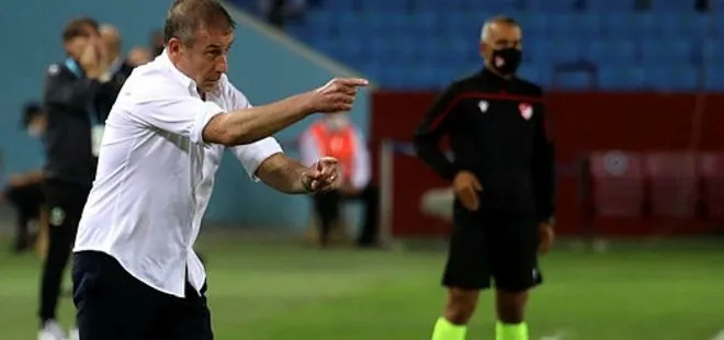 Trabzonspor Teknik Direktörü Abdullah Avcı’dan kırmızı kart yorumu: Bu kadar kolay sarı kart görülmemeli