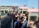 Metrobüs durağında metrelerce kuyruk oluştu
