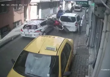 Düğün konvoyunda akılalmaz kaza! Ölümden döndü
