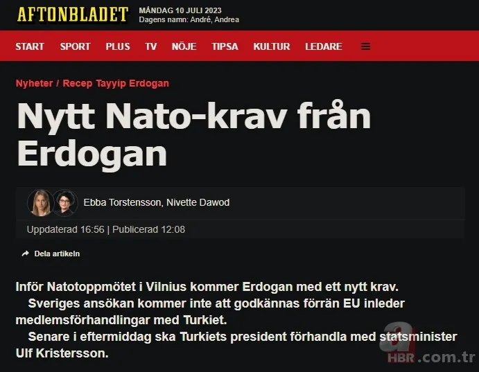 Başkan Erdoğan’ın resti dünya manşetlerini süsledi! 6