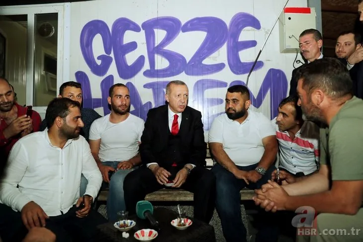 Başkan Erdoğan'dan Üsküdar'da sürpriz ziyaret