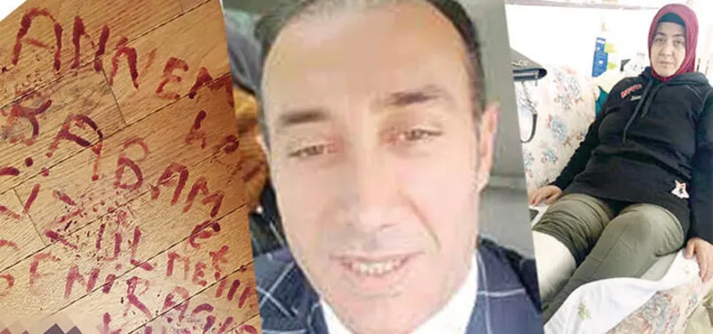 Öleceğini düşündü kanıyla katilinin ismini yazdı!