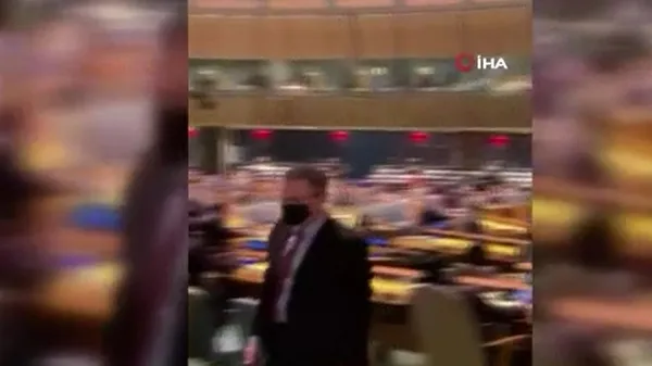 İsrail'in BM'den "kaçış" anı! Gilad Erdan salonu terk etti... - 1