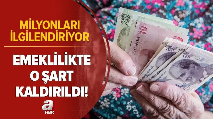 SGK son dakika: Milyonlarca çalışan ve emekliyi ilgilendiriyor! Emeklilikte o şart kaldırıldı! Yaşlılık aylığı...