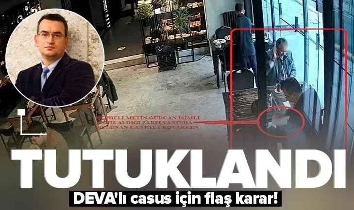 Son dakika: Casuslukla suçlanan DEVA Partisi kurucu üyesi Metin Gürcan itiraz üzerine yeniden tutuklandı