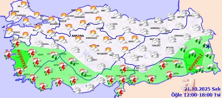Yağmur, sis, kar hepsi geliyor! Meteoroloji’den kuvvetli sağanak uyarısı: 9 il için sarı kod, sıcaklıklar düşüşte! 14