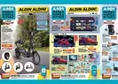A101 4 Ocak aktüel ürünler kataloğu yayınladı! 11 Ocak 2024 tarihine kadar devam edecek kampanya kapsamında Volta VSM Elektrikli Motorlu Bisiklet, Samsung Cyclone Süpürge, Nehir Dalyan Sade 36 Parça Çatal - Kaşık Takımı, Arzum Dikey Süpürge, TAÇ Ultr