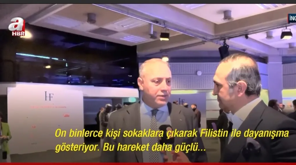 Filistin'in İngiltere Büyükelçisi A Haber'de