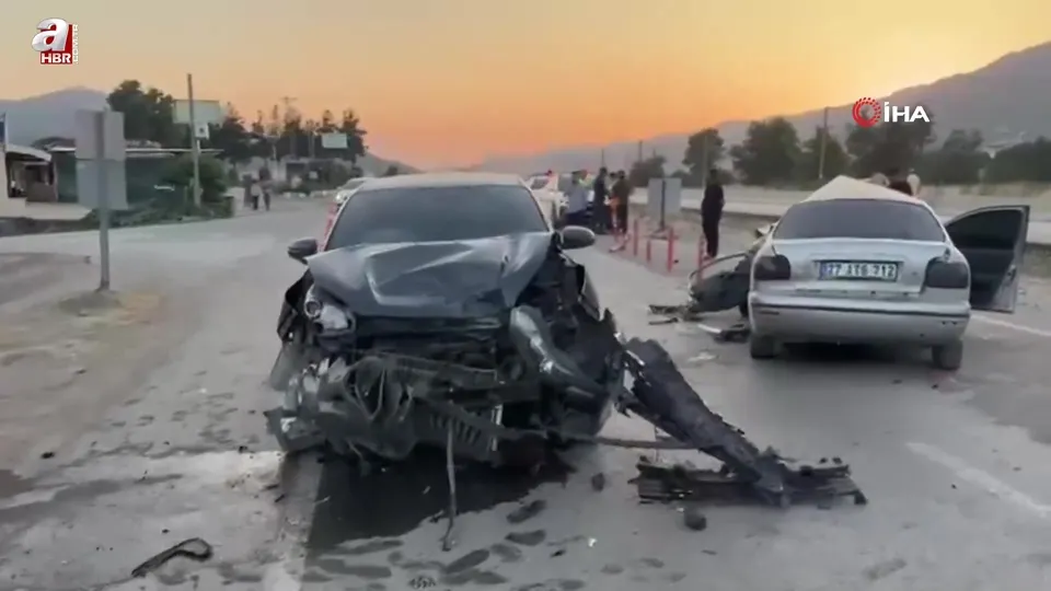 Osmaniye’de iki otomobil çarpıştı: 2 yaralı