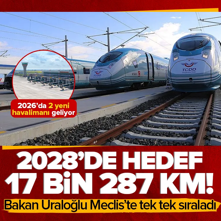 2028 hedefini duyurdu: 17 bin kilometreyi aşacak