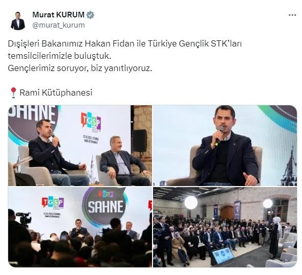 Bakan Fidan Murat Kurum’un çalışkanlığını ve neden İBB Başkanı olması gerektiğini anlattı! Depreme hazırlıklı olmak istiyorsak...