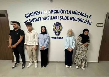 Tekirdağ'da düzensiz göçmen operasyonu