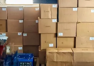 Bilecik'te 93 bin 600 adet makaron ele geçirildi