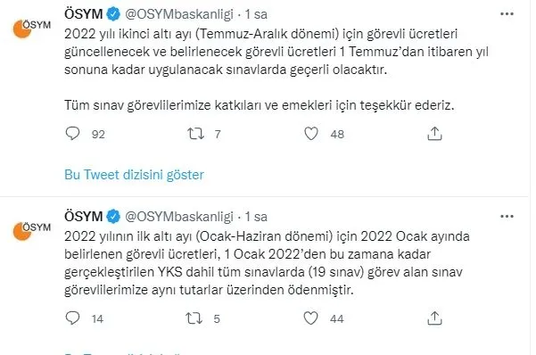 YKS gözetmen ücretleri yattı mı, ne kadar? ÖSYM ile YKS sınav gözetmen ücretleri ne zaman yatacak?