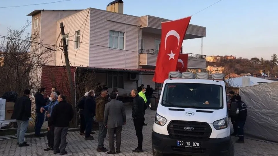 Mersin’e şehit ateşi düştü geriye bu görüntüleri kaldı