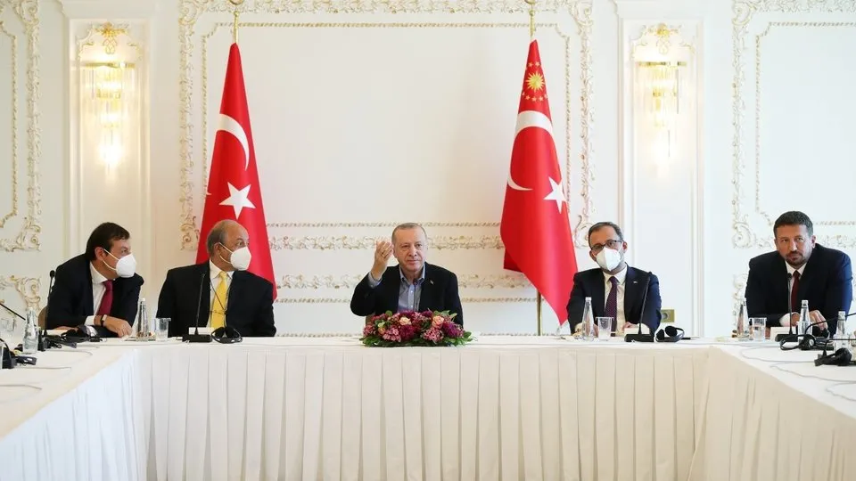 Başkan Erdoğan Anadolu Efes’i kabul etti