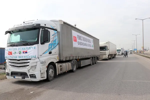 Yüzyılın depreminde dünya Türkiye için ayakta! TIR'lar dolusu yeni yardımlar - 3