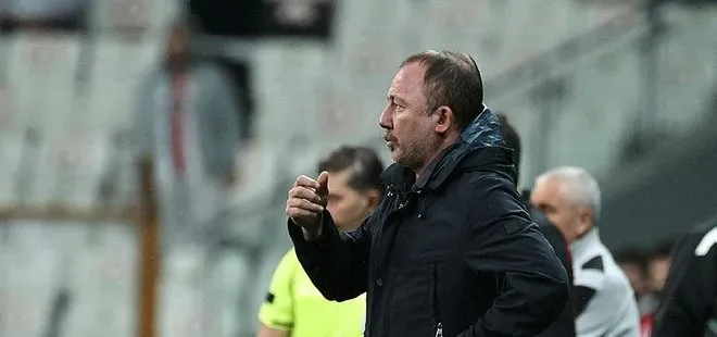 Kırmızı kart gören Beşiktaş Teknik Direktörü Sergen Yalçın’dan açıklama