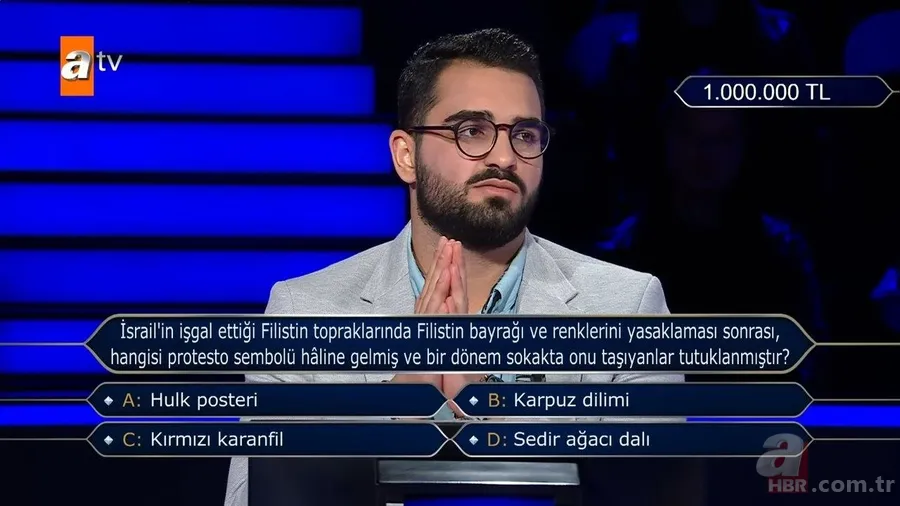 1 milyonluk sorunun cevabı ne? Kim Milyoner Olmak İster geçmişten günümüze tüm milyonluk sorular ve cevapları... 19