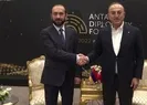 Bakan Çavuşoğlu Ermeni mevkidaşı ile görüştü