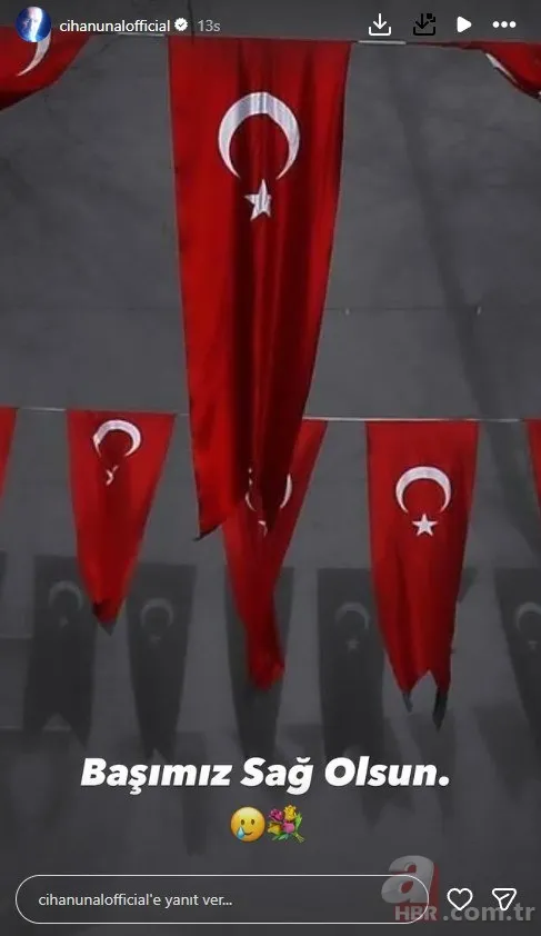 Başımız sağ olsun! Ünlülerden şehit olan askerlerimiz için taziye mesajları 20