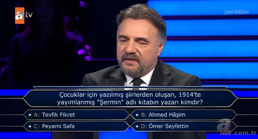 Milyoner'de gülümseten anlar! Soruda kendisini görünce oldukça şaşırdı 18