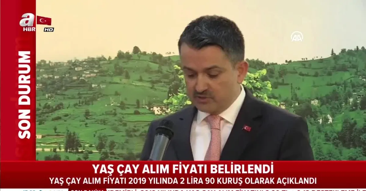 Çay taban fiyatı belli oldu