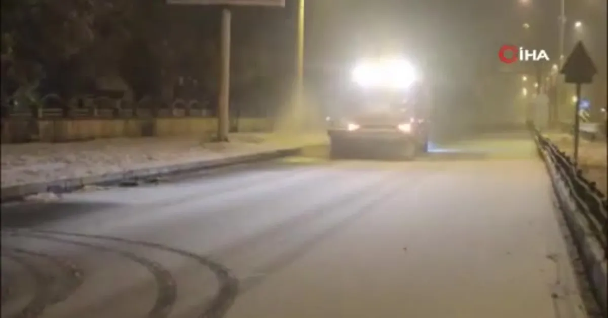 Aşkale’de bir günde dört mevsim yaşandı
