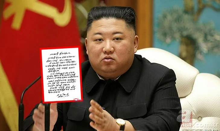 Kuzey Kore lideri Kim Jong-un mektup yolladı! Dünyayı şaşkına çeviren hareket