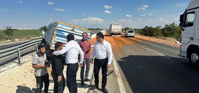 Konya’da kamyon ile TIR çarpıştı: 3 yaralı