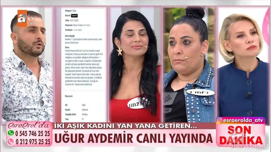 2 kadın 1 adam büyük yüzleşme! Esra Erol'da stüdyo karıştı: Taraflar birbirinin üzerine yürüdü 7