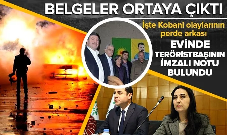 HDP'li isimlerin teröristbaşı Öcalan ile bağları ortaya çıktı! Evinde PKK elebaşı Öcalan'ın imzalı notu bulundu
