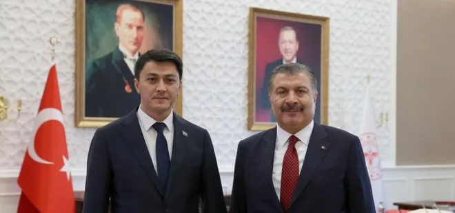Sağlık Bakanı Koca, Özbek mevkidaşı İnoyatov ile görüştü