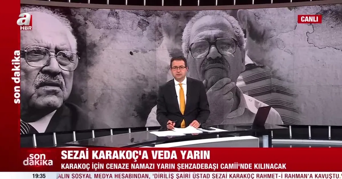 Sezai Karakoç son yolculuğuna 18 Kasım Çarşamba günü uğurlanacak
