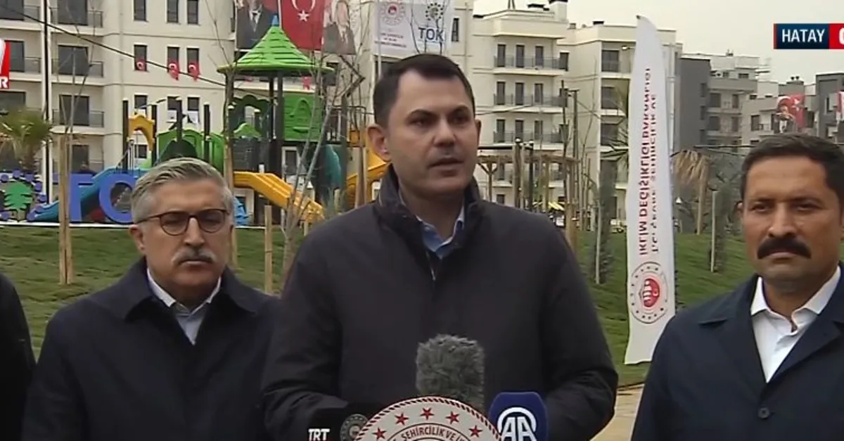 Hatay'da 98 bin konut teslim edildi