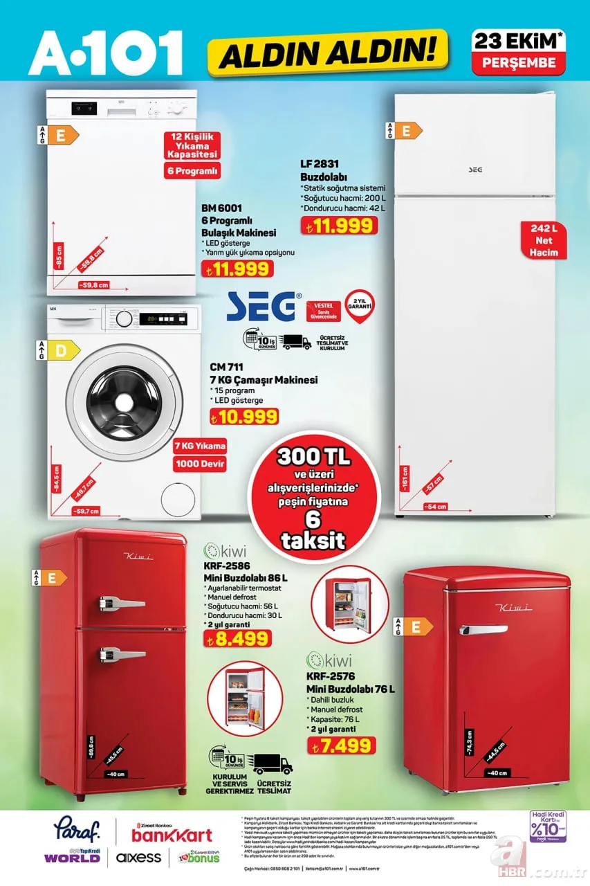 23 Ekim A101 aktüel kataloğu satışta: Yaz kış kamp yapanlara fırsat ürünler A101’de! Portatif ocak ve termos 999 TL 7