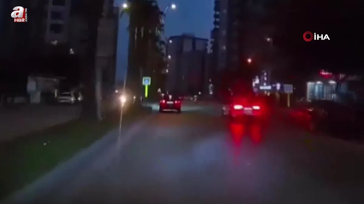 Makas faciası: Zincirleme kaza kamerada