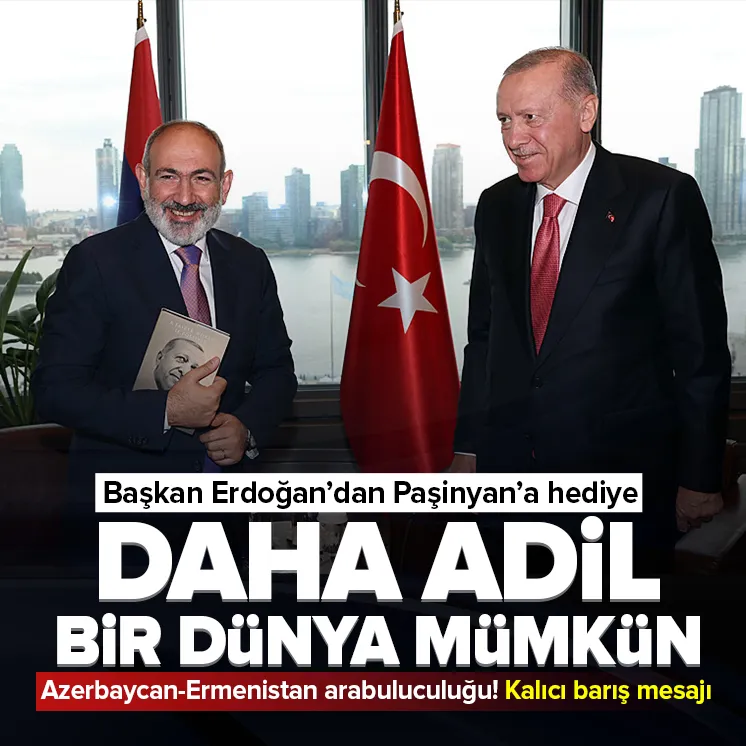 Başkan Erdoğandan Paşinyana hediye!