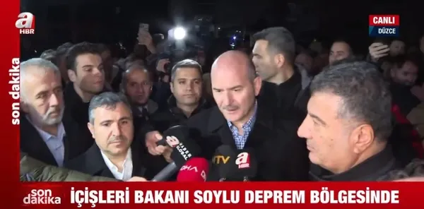 Son dakika! İçişleri Bakanı Süleyman Soylu'dan A Haber'de flaş Düzce depremi açıklaması - 3