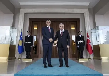 Başbakan Binali Yıldırım, Taçi ile bir araya geldi