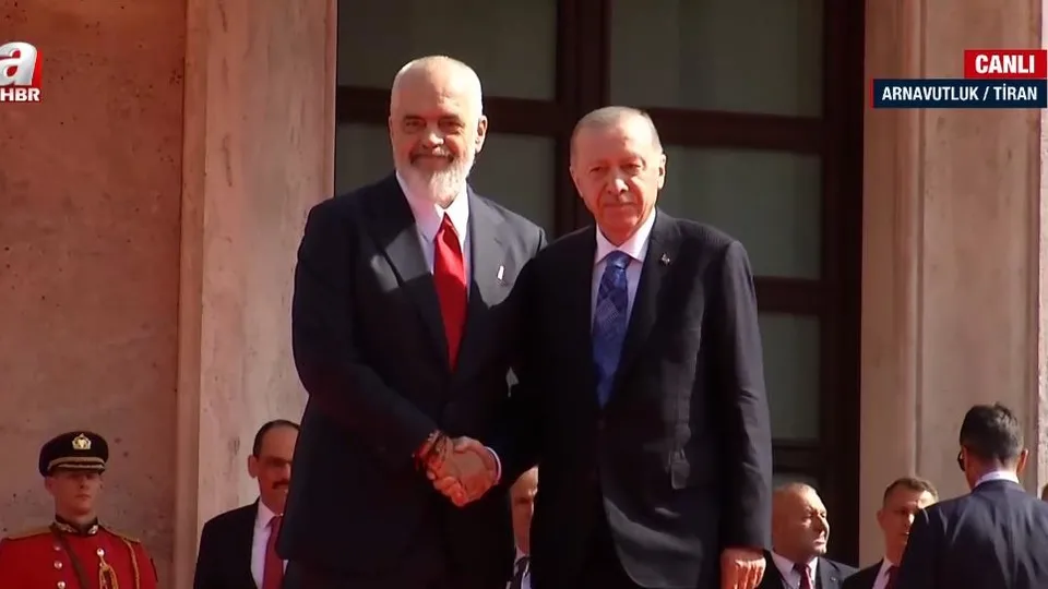 Başkan Erdoğan Arnavutluk’ta