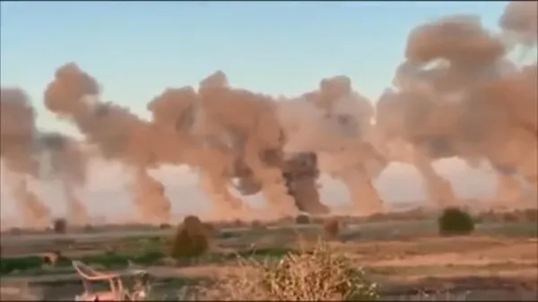 Dünya bu görüntüleri konuşuyor! ABD o bölgeye 36 bin kilo bomba attı - 1