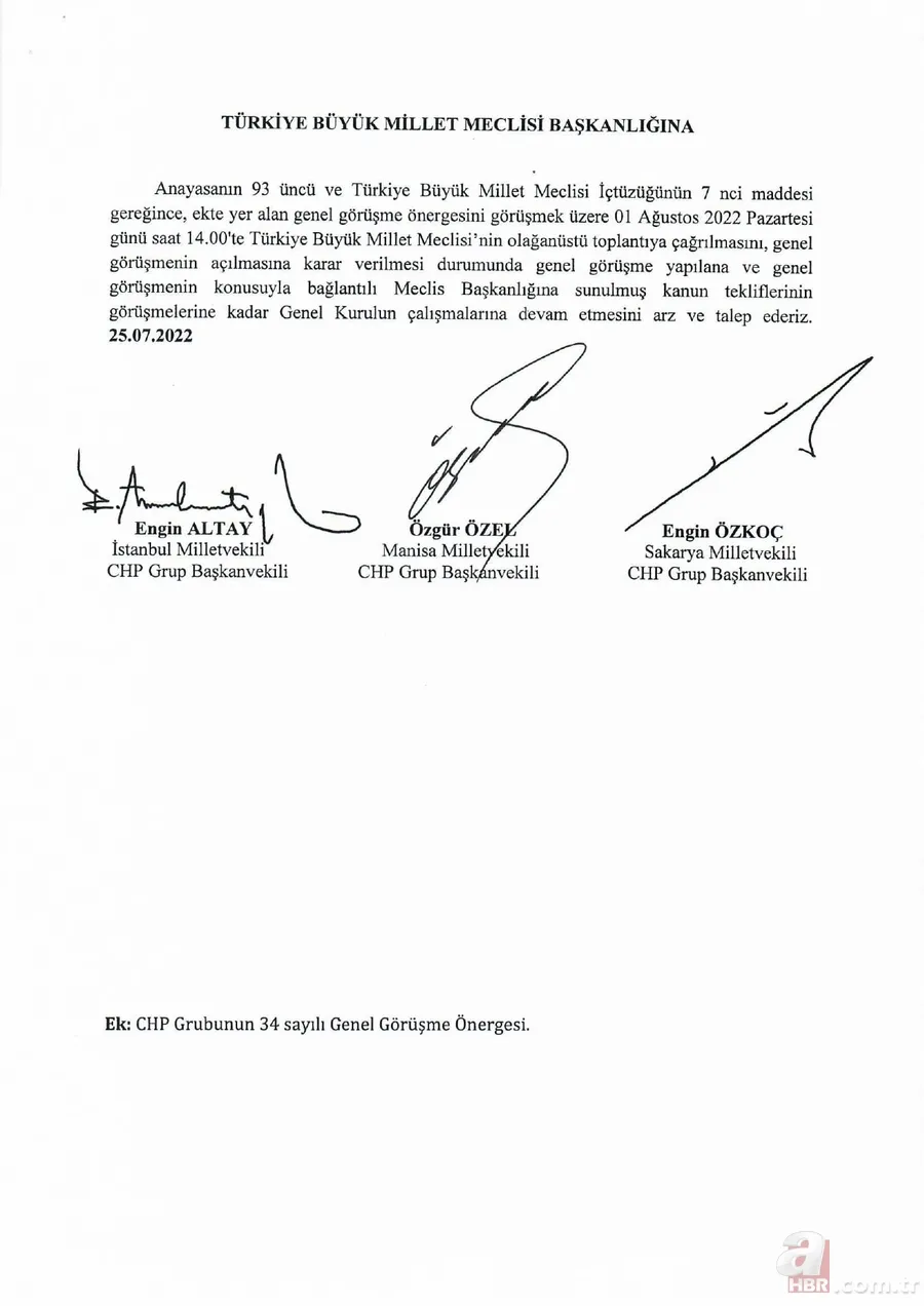 CHP istifa eden İstanbul Milletvekili Aykut Erdoğdu'nun imzası daksille sildi! 6