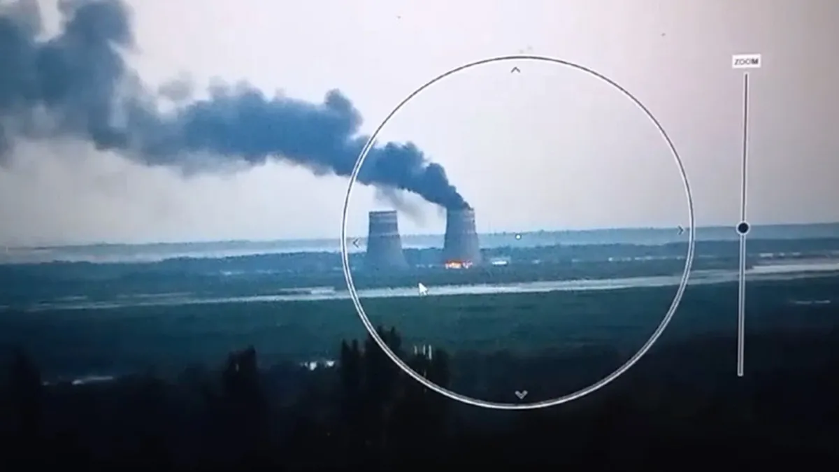 Zaporijya Nükleer Güç Santrali'nde dumanlar yükseldi! Rusya ve Ukrayna birbirini suçladı