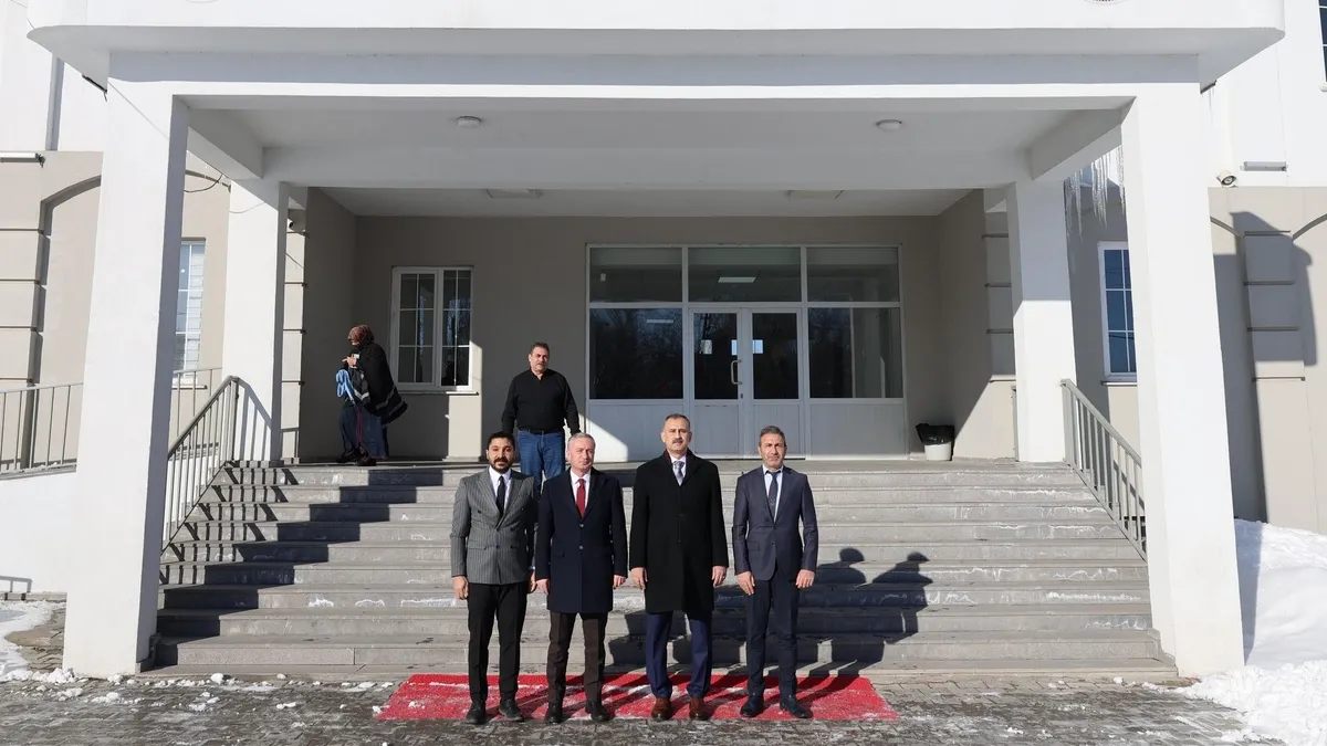 Ağrı'da okullarda fiziki şartlar yerinde incelendi