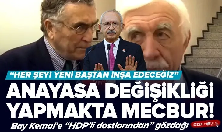 Kılıçdaroğlu anayasa değişikliğine mecbur