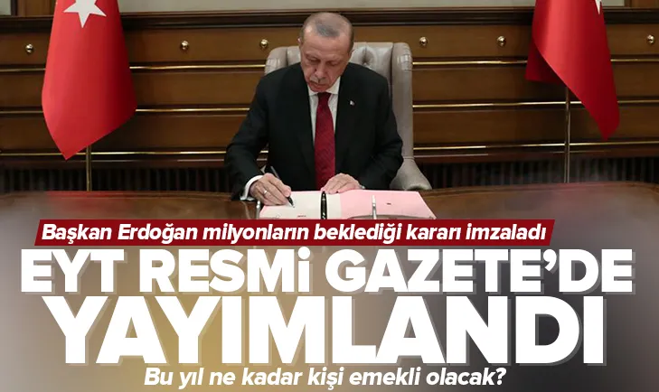 EYT düzenlemesi yürürlüğe girdi