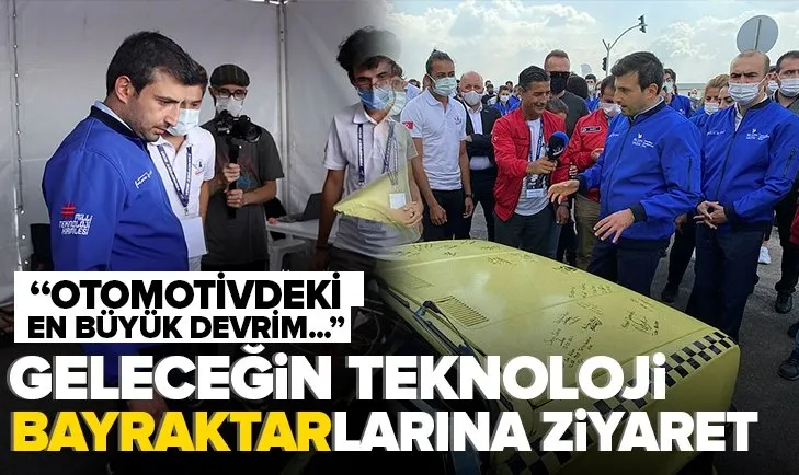 TEKNOFEST Yönetim Kurulu Başkanı Selçuk Bayraktar’dan mucitlere ziyaret